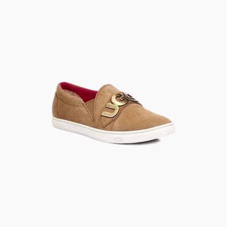 UGG Kitlyn Charm Brown Sneakers for Women (SRPF01937)